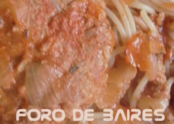 Hoy preparamos tallarines con tuco y paty al plato