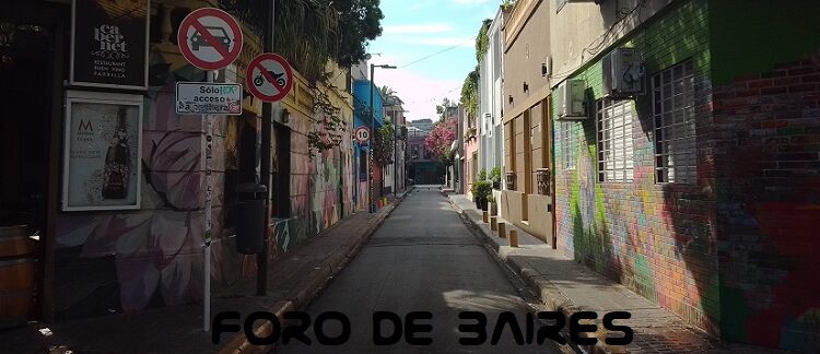 Calles o Pasajes emblemáticos y perdidos en el barrio de Palermo