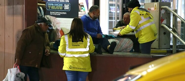 Operativo de la Red de Atención para personas en situación de calle