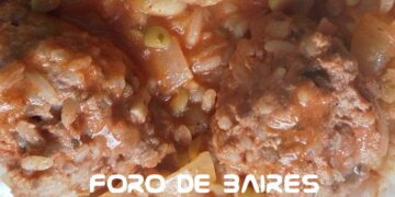 Arroz con albóndigas al tuco, un manjar fácil y delicioso que nunca falla en casa de nadie