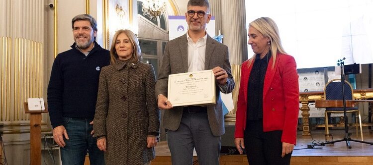 Elio Kapszuk fue homenajeado en la Legislatura de la Ciudad