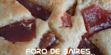 Bizcochuelo de membrillo, simple, económico y rico