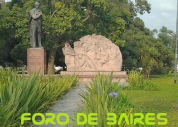 El “Paseo Ucrania”, un predio junto al monumento a Taras Shevchenko, ubicado dentro de la Plazoleta General José Antonio Páez