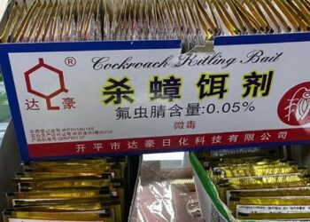 Incautaron miles de cucarachicidas chinos nocivos para la salud