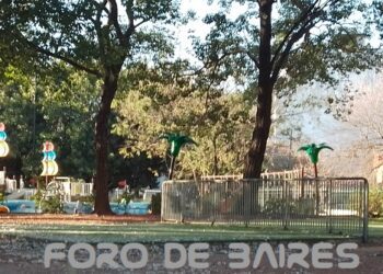 La Plaza Intendente Casares, al costado del Jardín Botánico Carlos Thays