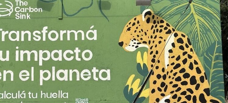 Conciencia Ambiental: un mural en Palermo invita a tomar acción por el clima