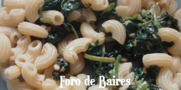 Fideos Coditos al pesto, desde la vieja Italia a la mesa de los argentinos