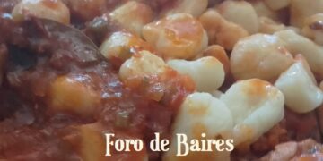 Mi amiga Susi preparó unos exquisitos ñoquis para este 29 del mes