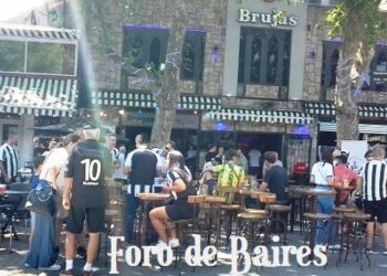 Fiebre brasileña en Palermo con la Final de la Copa Libertadores