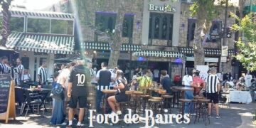 Fiebre brasileña en Palermo con la Final de la Copa Libertadores