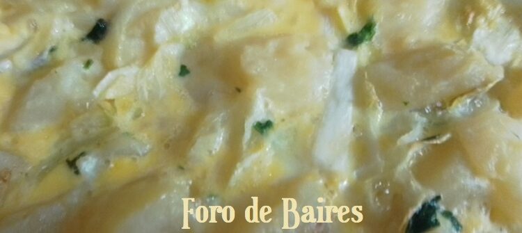 Una rica tortilla de papa al horno puede ser más sana que frita