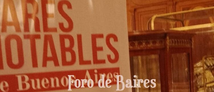 Hermanamientos entre Bares Notables de Buenos Aires y Rosario