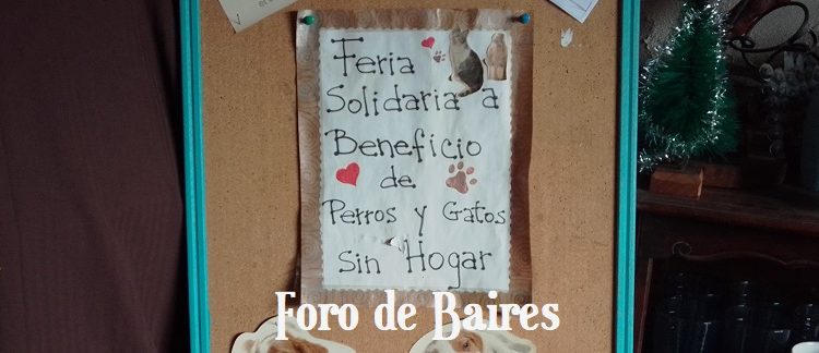 Este Sábado, se viene en Palermo la feria a beneficio para los animalitos sin hogar