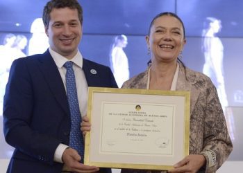 Declararon como Personalidad Destacada a la diseñadora Natalia Antolín