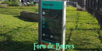 Plaza Italia fue puesta en valor desde su monumento hasta su Estación de Subte