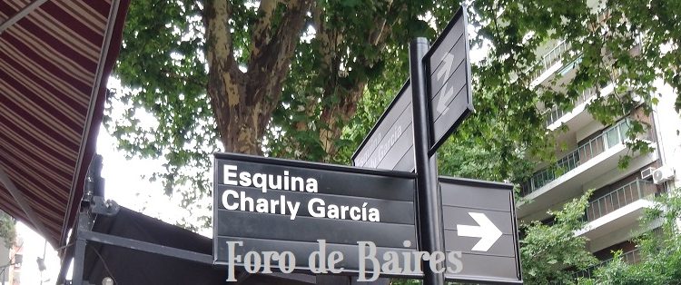 Se inauguró la esquina Charly García a metros de su casa
