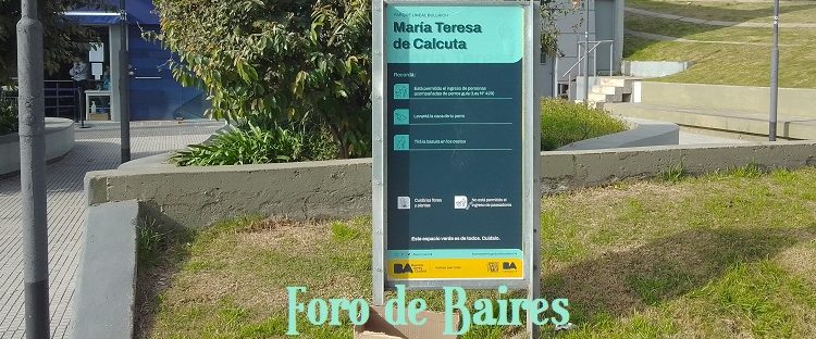 El Parque Lineal María Teresa de Calcuta es una buena propuesta para conocerlo en Palermo