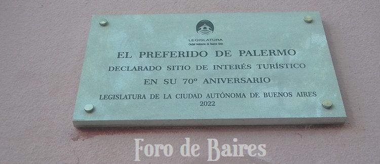 «El Preferido de Palermo» se encuentra frente a la cuadra en la que vivió Jorge Luis Borges