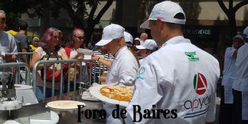 Se festejó el día internacional de la pizza frente al obelisco porteño