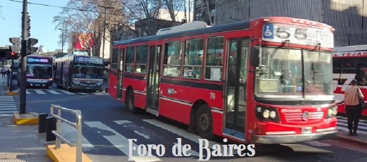 La línea 55 cambió de recorrido en el barro de Palermo
