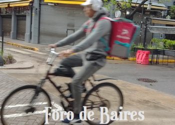 El legislador Federico Mochi presentó un proyecto para crear estaciones de descanso para repartidores en la Ciudad