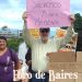 Abrazo solidario en Plaza «Inmigrantes de Armenia» contra el avance del estacionamiento subterráneo: «La plaza no se corta»