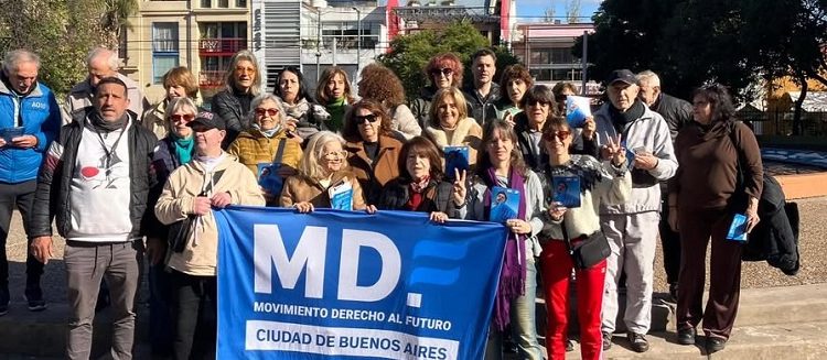 El Movimiento Derecho al Futuro Ciudad de Buenos Aires realizó una jornada de encuentro con la comunidad en las 15 comunas de la Ciudad