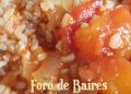 Si la temperatura baja, está ideal para comer un rico guiso de arroz yamaní con tuco sano