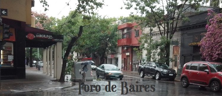 Se aproximan las lluvias a Buenos Aires y caen las temperaturas a un frío total