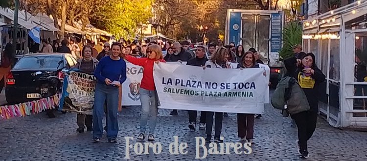 Los vecinos de Palermo presentaron un amparo contra el Gobierno Porteño para defender Plaza Armenia