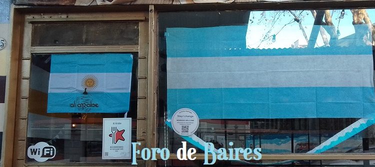 La fiebre del Mundial se vive a pleno en los bares de Palermo