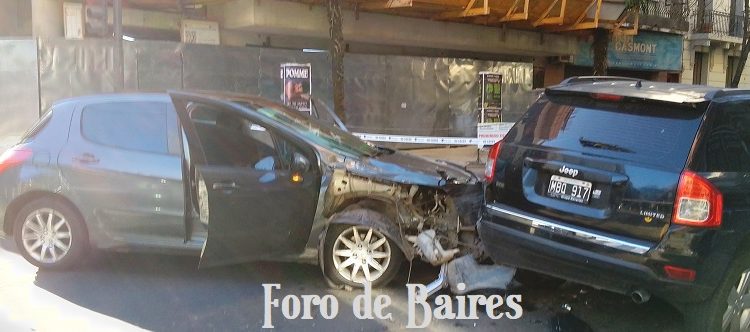 Un choque en Paraguay y Scalabrini Ortíz dejó a una mujer herida