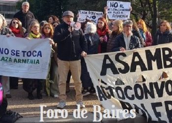 Los palermitanos salieron a marchar por las calles desde el Botánico y hacia Plaza Armenia