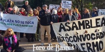 Los palermitanos salieron a marchar por las calles desde el Botánico y hacia Plaza Armenia