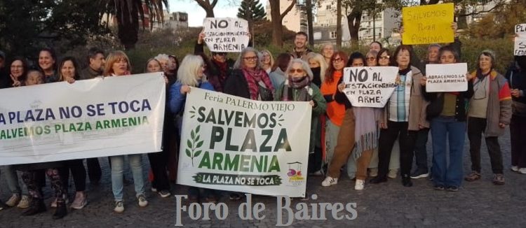 Nuevo encuentro en «Plaza Armenia» contra el estacionamiento subterráneo