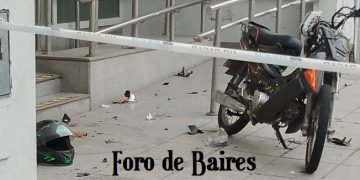 Motochorros en Palermo chocaron con efectivos policiales en la Av. Juan B Justo entre Costa Rica y Nicaragua
