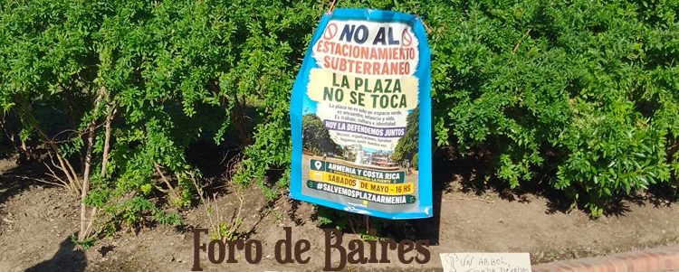 Quedò sin efecto el estacionamiento subterráneo en Plaza Inmigrantes de Armenia porque «La plaza no se toca»