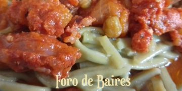 Pastas verdes al tuco como lo hacìa mi abuela para los ùltimos frìos del año
