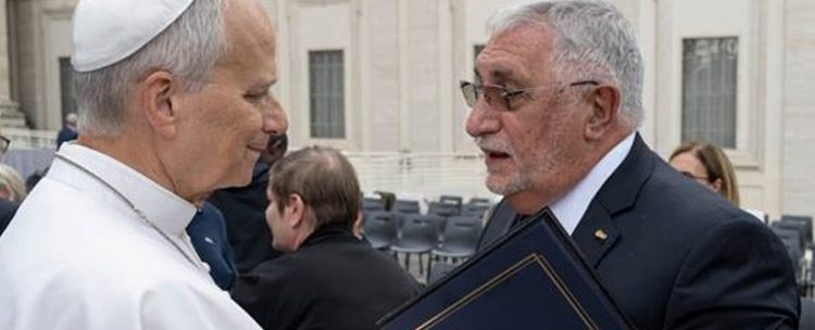 El presidente de CAME Ricardo Diab llevó al papa León XIV la voz federal de las pymes argentinas